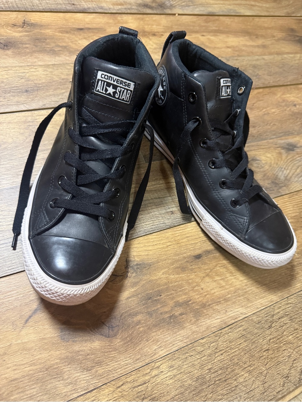 Converse Chuck Taylor All Star City Sneaker Leather Mid/High Top Black Men’s 9